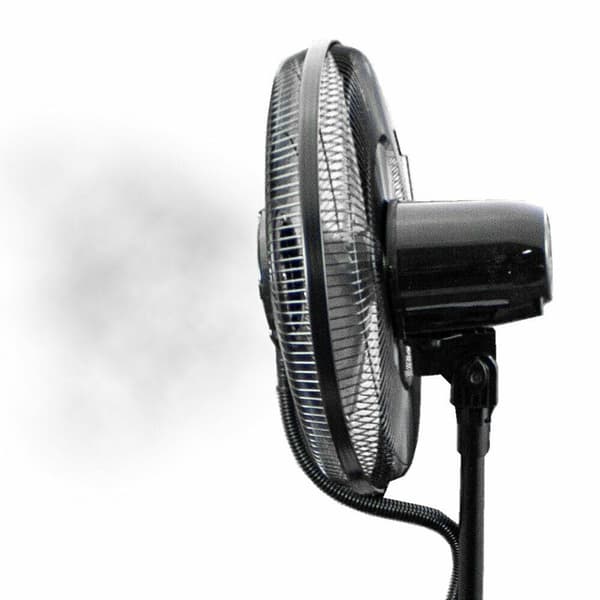Ventilatorstyret luftfugter 40cm stærk Stående ventilator