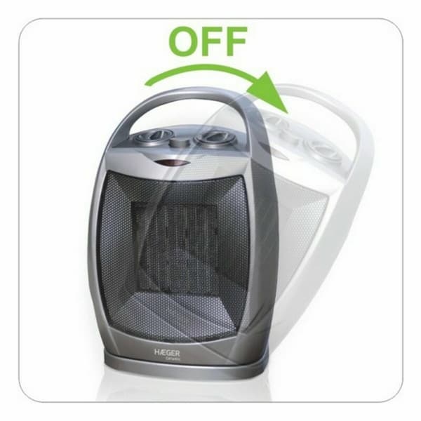 Keramisk varmeelement Haeger FH-15C.012A 1500 W i flere farver - Effektivt og farverigt varmeelement til dit hjem.