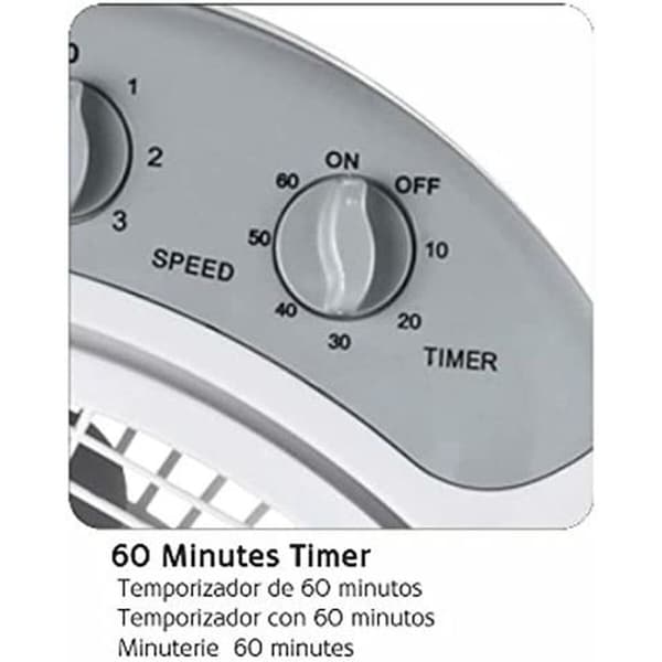 Golvfläkt Haeger Vit 40 W - Effektiv och snygg fläkt för svalka i sommarvärmen. Perfekt för hemmet eller kontoret.