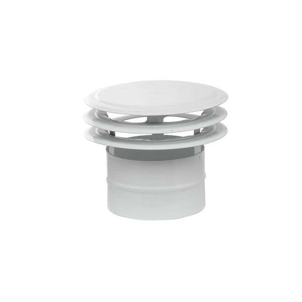 Ventilationsdeflektor Mirtak Ø 100 mm Hvid - Emaljeret stål Skiver til effektiv ventilation. Nem at installere og holdbar design.