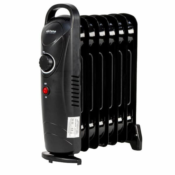 7-RIB OLIERADIATOR 350/700W SORT
