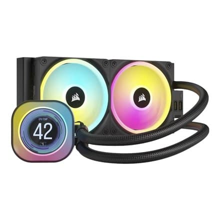 Corsair | Flydende CPU-køler | iCUE LINK H100i LCD | Intel, AMD
