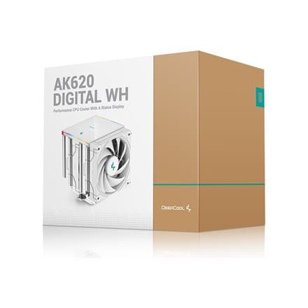 Deepcool | CPU køler | AK620 Digital WH | Intel, AMD