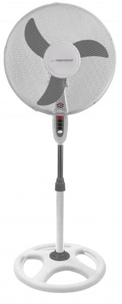 Esperanza EHF002WE, 16'' stående ventilator, hvid og grå