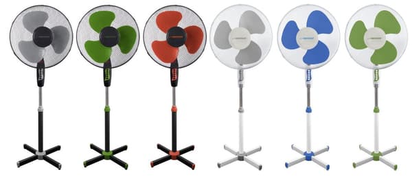 Esperanza EHF001WB, 16'' seisova tuuletin, valkoinen/sininen