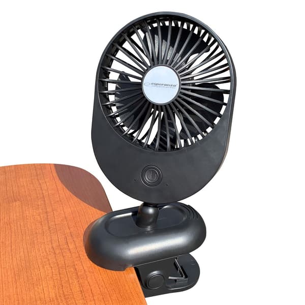 Esperanza EHF103K, Kompakt USB-blæser, SORT