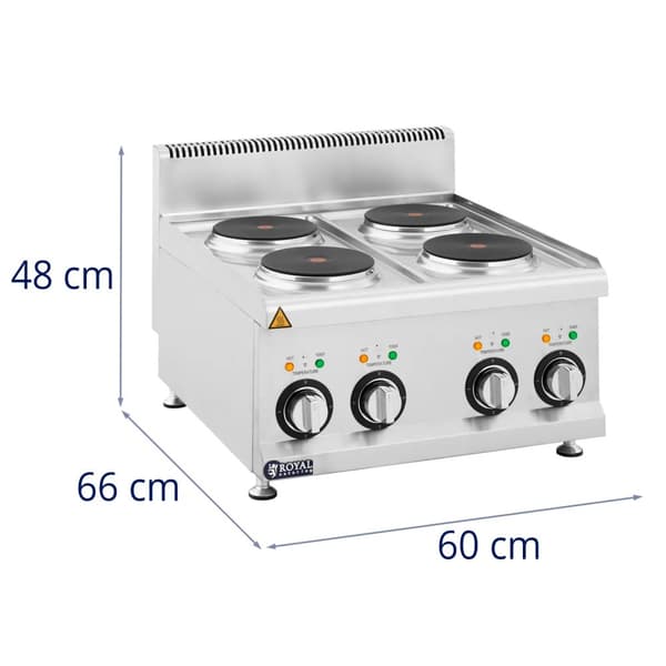 Royal Catering - Elspis - 8 kW - 4 plattor - Bänkmodell