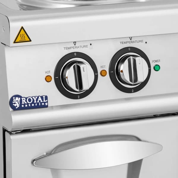 Royal Catering - Elspis - 5,2 kW - 2 plattor - Underskåp