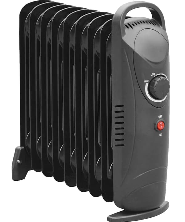 9-RIB OLIERADIATOR 450/900W SORT