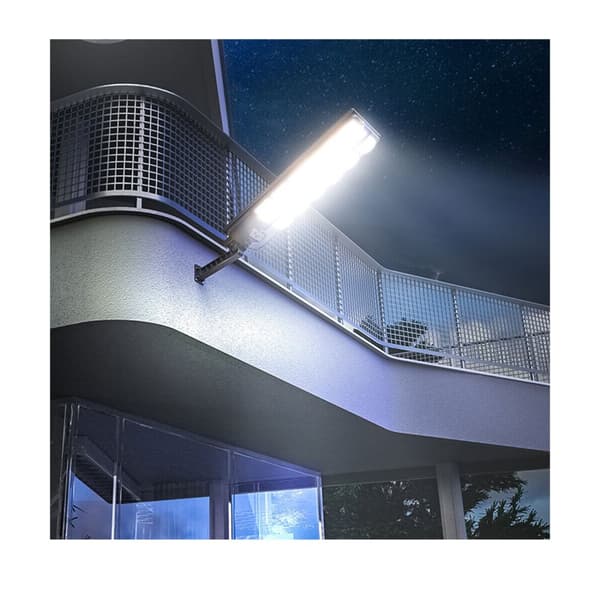 Halogen solcellsgatlampa med rörelse- och skymningssensor, 1000 W