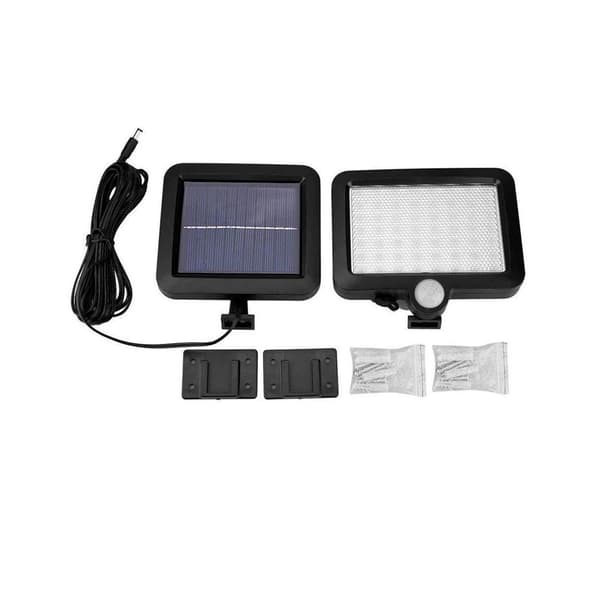 Utomhussollampa med rörelsesensor, 1,5 W, 150 lysdioder