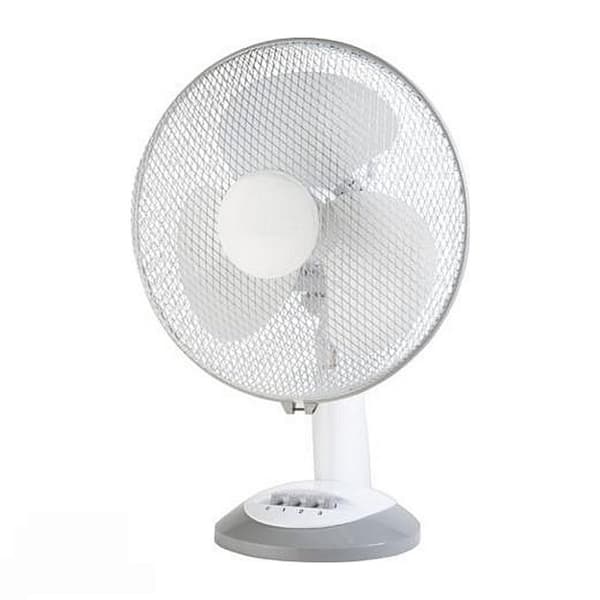Emerio FN-114202 Pöytätuuletin 30 cm Valkoinen/harmaa