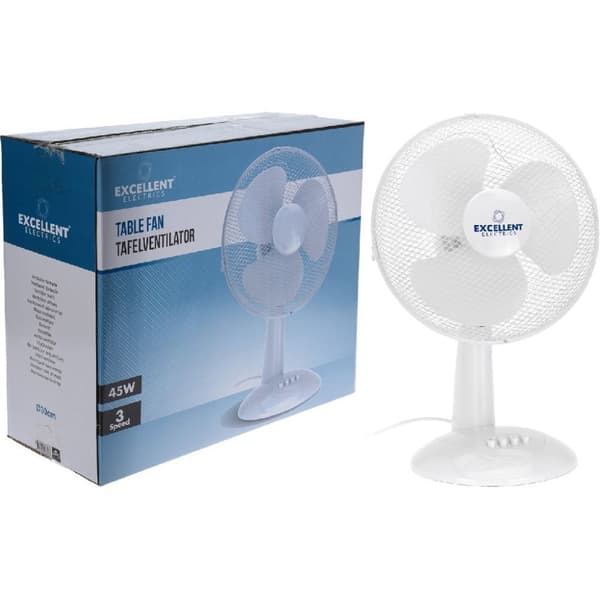 Fremragende elektrisk bordventilator 30cm 45W
