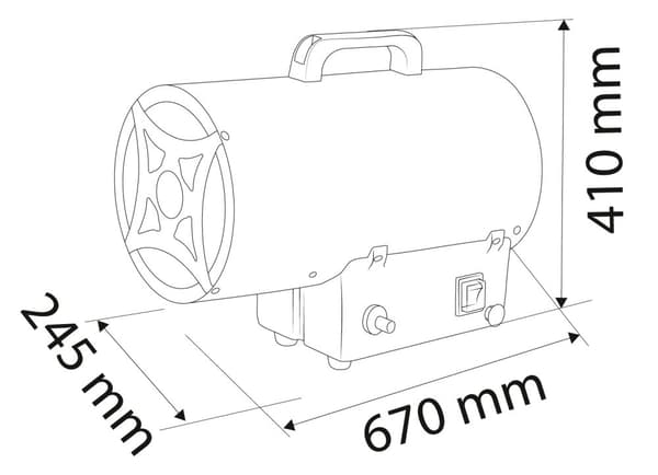 Gasvarmer 50kW