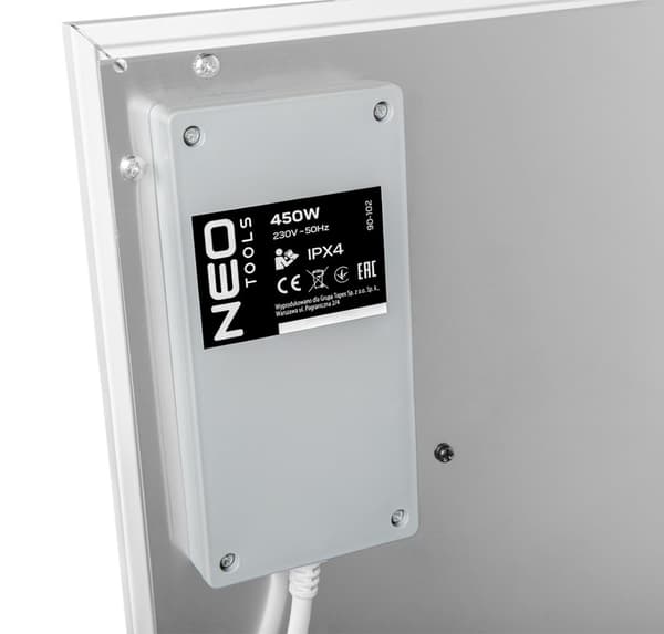 Infrarød varmepanel 450W