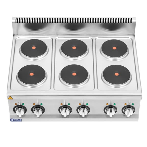 Royal Catering - Elspis - 12 kW - 6 plattor - 90 x 65 cm - Pro 650-serien