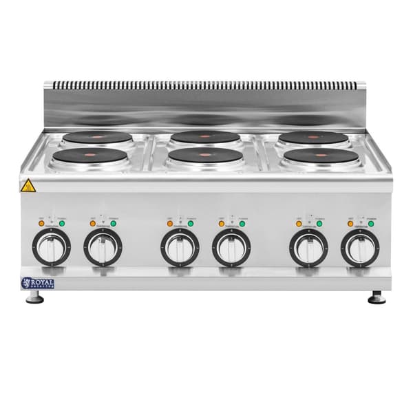 Royal Catering - Elspis - 12 kW - 6 plattor - 90 x 65 cm - Pro 650-serien