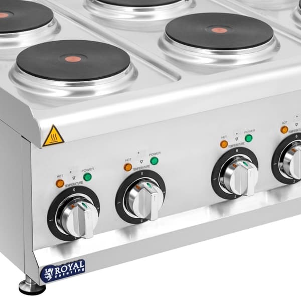 Royal Catering - Elspis - 12 kW - 6 plattor - 90 x 65 cm - Pro 650-serien