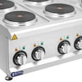 Miniatyrbild 2 av 6: Royal Catering - Elspis - 12 kW - 6 plattor - 90 x 65 cm - Pro 650-serien