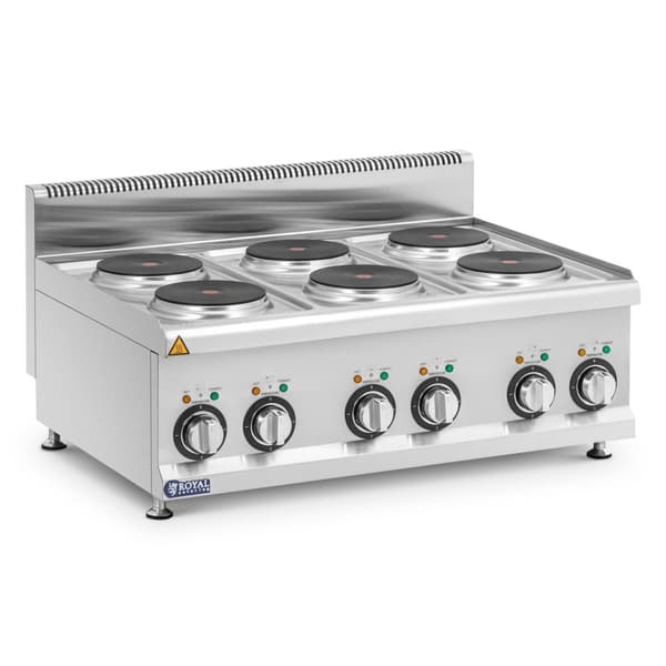 Royal Catering - Elspis - 12 kW - 6 plattor - 90 x 65 cm - Pro 650-serien