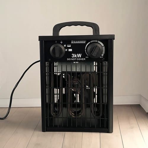BEMI TEHOKAS LÄMMITIN 3000W FARELKA LÄMMITTIMEN PUHALLIN TERMOSTAATILLA