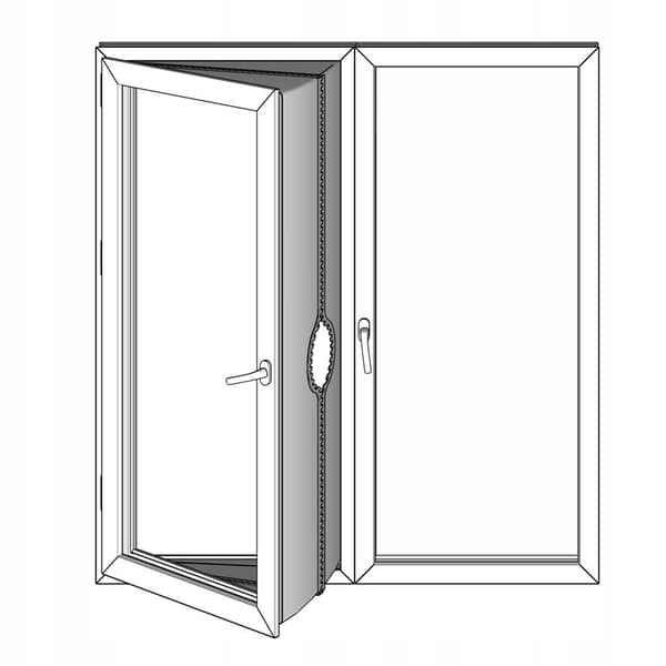 AirLock-ilmastointilaitteiden ikkunatiiviste - pituus 4m