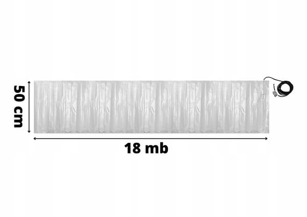 Lämmitysmatto paneelien alla MAL-160W/m² 9m²