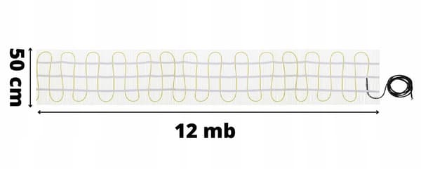 Värmematta under kakel MA-160W/m² 6m²