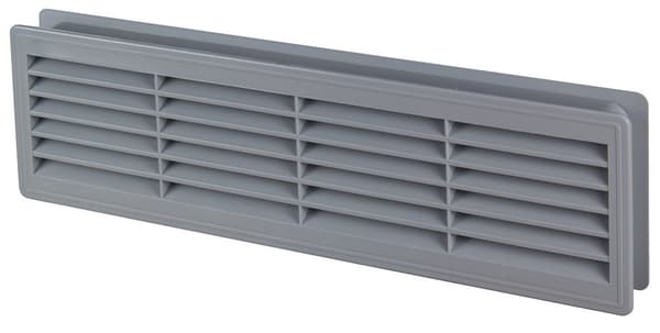 Dørventilationsgitter, grå