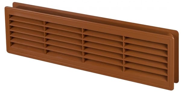 Dørventilationsgitter, kirsebærfarvet