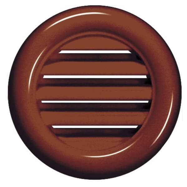 Brun ventilationsgitter til 40 mm åbning