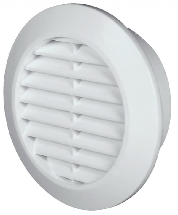 Vitt ventilationsgaller för 70 mm öppning