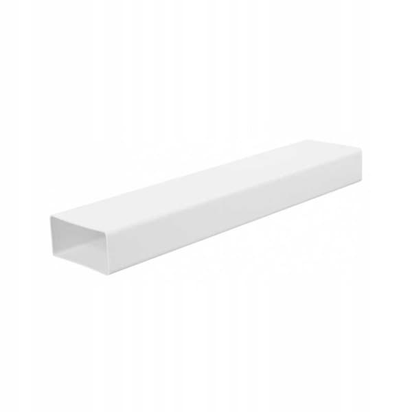 Flad ventilationskanal 110x55mm 1m