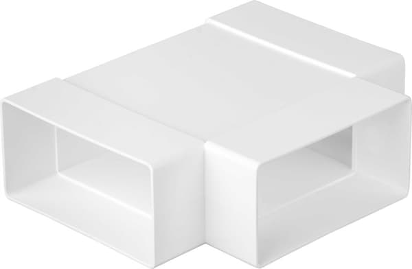 T-stykke til ventilationskanal flad 110x55mm