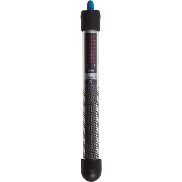 Akvariumvärmare - Zolux - Värmare 100 - 100 W - Längd 27 cm - Svart