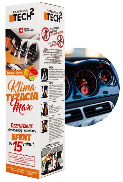 Desinfektionsmiddel til aircondition MAX Bouquet citrus