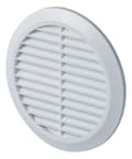 Miniatyrbild 1 av 2: Runt ventilationsgaller T36 fi100-150 vit