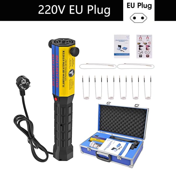 Induktionsvarmer Kit, 1000W Effekt, Flammeless Opvarmning, 220V EU-stik