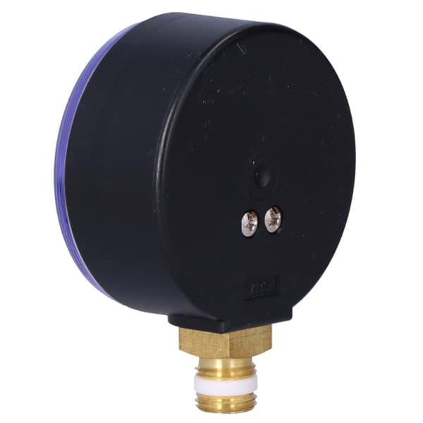 Varmemanometer RF 63 RAD, fi 63 mm, 0-6 bar, 1/4 tomme radius, kl. 2,5 lodret