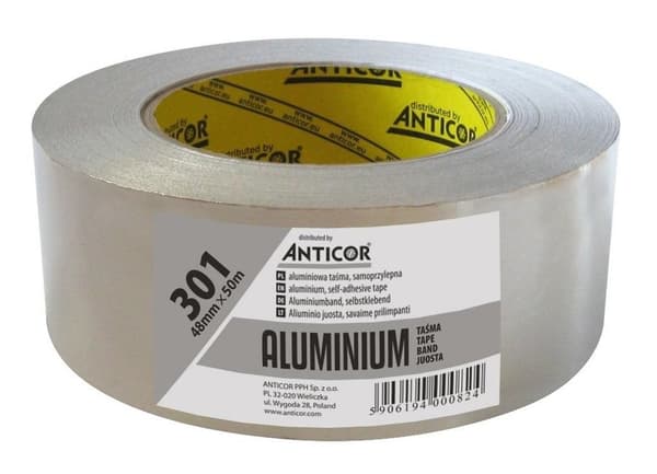 Aluminiumstape Aluminio 301, 48 mm x 50