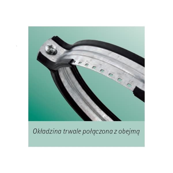 BIS Aero ventilationsklämma med M8-foder 150 mm