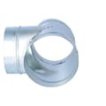 Miniatyrbillede 3 af 5: T-stykke 90/150/150 galvaniseret