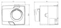 Miniatyrbillede 2 af 2: Elektrisk aktuator ARM 323 ProClick, 3-punkts, 60 s, 6 Nm