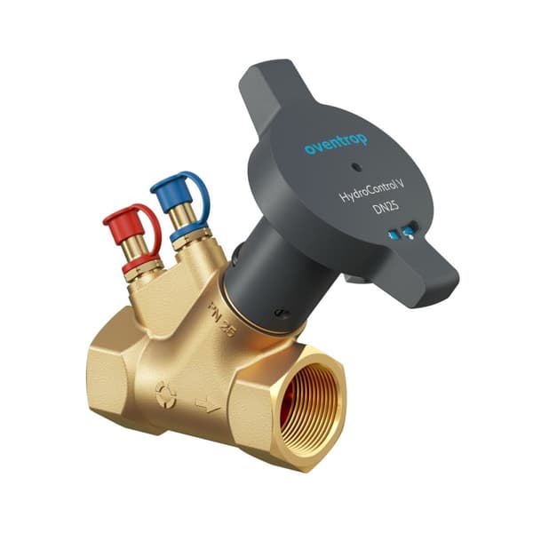 HydroControl V indreguleringsventil - DN32, GW Rp 1 1/4, PN25, 2x HydroPort, kvs: 20,80