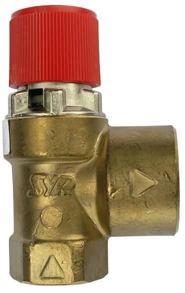 Sikkerhedsventil 1915 g 3/4 tommer 2,5 bar 100 kW