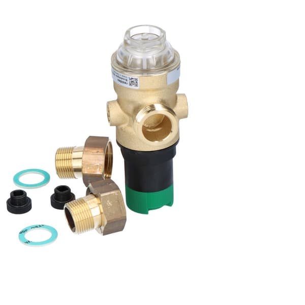 Trykregulator, med fittings, 3/4 tomme