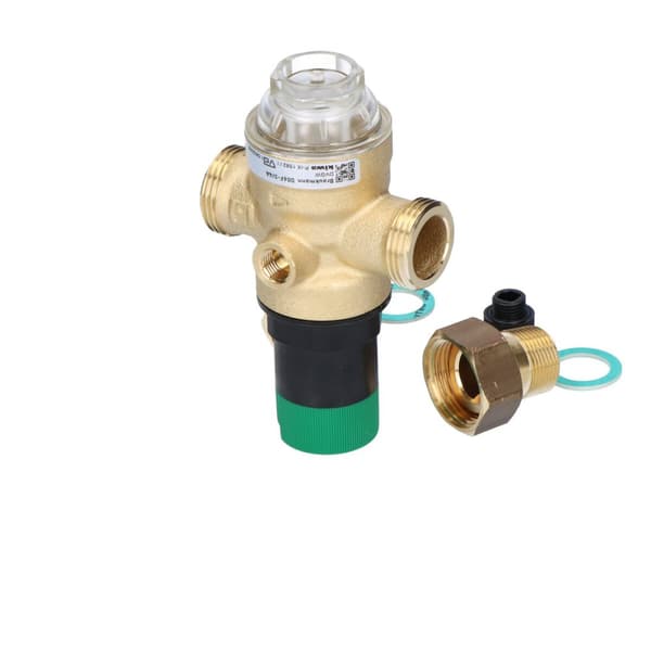 Trykregulator, med fittings, 3/4 tomme