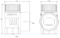 Miniatyrbillede 3 af 4: MSW sikkerhedsventil 3/4 tomme x 1 tomme 6 bar til varmtvandsinstallationer