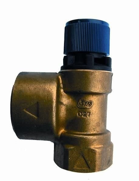 Sikkerhedsventil 2115 G 1/2 tommer 6 bar messing