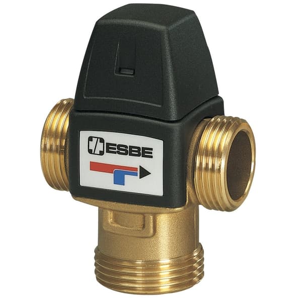Termostatisk blandeventil VTA322, temperaturregulator 35-60°C, KVS 1,6, 1 tomme udvendig